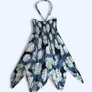 Women’s TROPICAL halter dress
